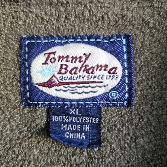 Tommy Bahama Mens 1/4 Zip Pullover Sweater Sz XL - Picture 10 of 10